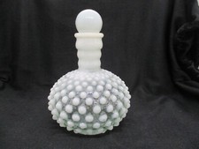 Vintage Anchor Hocking Hobnail Moonstone Perfume Bottle picture