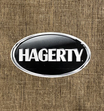 Original large HAGERTY Vintage car AUTOMOTIVE INSURANCE COMPANY DECAL STICKER picture