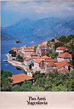Fantastic Pan Am Yugoslavia poster from the 1987 series, unused - 28