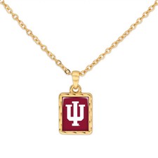 INDIANA HOOSIERS, Licensed Emblem Necklace, 18K gold plated picture