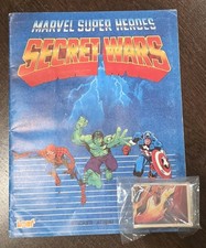 VTG 1984 LEAF  MARVEL SUPER HEROES SECRET WARS COMPLETE 180 STICKER SET+ALBUM picture