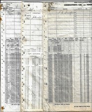 UNION PACIFIC R.R. FREIGHT TRAIN CONSISTS (28 TRAINS) 73 PAGES, ALL 1977 picture