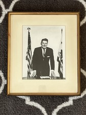 Art: Governor (Ronald) Reagan (signed) picture