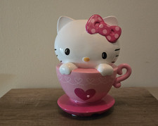Hello Kitty In Teacup Coin Piggy Bank 2015 Sanrio Ceramic 8