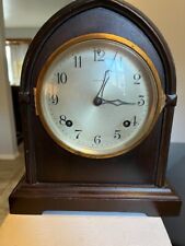 Ansonia Gothic Mantel Clock Antique Art Deco Shelf Depression Beehive Cabinet picture