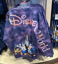 NEW Walt Disney Castle Tie Dye Blue Spirit Jersey M picture