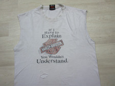 Vintage Harley Davidson Motorcycles T Shirt If I Have to Explain (L) Ohio Faded picture