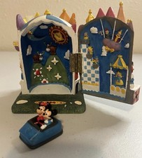 Disney Attraction Figure/Figurine Resin Hinged Box It’s A Small World Rare picture
