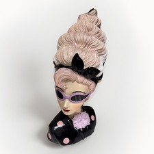 Bella Lux Halloween Retro Bust sunglasses and pink hair 2026, VHTF picture