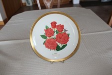 Gorham Fine China 1977 Prominent All-American Rose Selection First Edition Plate picture