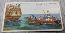 Wills's Celebrated Ships Cigarettes Tobacco Trade Card VTG No 47 The Bounty picture