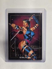 1992 Marvel Masterpieces #65 Psylocke Autograph Joe Jusko picture