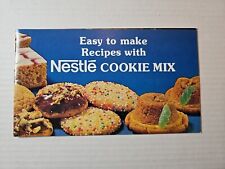 Vintage 1970s Nestle Cookie Mix Easy to Make Recipes Delicious Home Baked Cookie picture