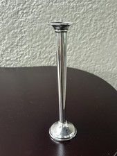 Wallace Sterling Silver Trumpet Bud Vase Weighted Reinforced 6” picture