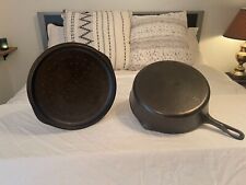 Early Birmingham Stove Range /BSR #8 Deep Cast Iron Skillet Restored With Lid picture