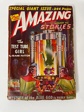 Amazing Stories Pulp Vol. 16 #1  January 1942 “Test Tube Girl” GGA Cover Rare picture