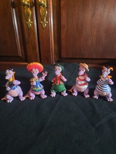5x Vintage Walt Disney World Epcot Center Figment Imagination PVC Figures -rare picture