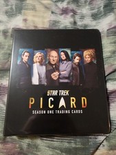 Star Trek Picard Season 1 Binder Complete 60 Card Base Set, ALL 3 Promo Cards + picture