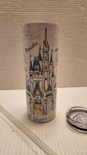 20 Oz Disney Castle Stainless Steel Tumbler Handmade New picture