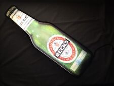 Vintage Beck's German Beer Bottle Light Bar Sign 26