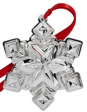 Gorham Annual Sterling Snowflake Ornament 2026, 57th Edition NIB picture