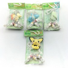 Pokemon Part 2 Multi-Hang Keychain Set of 4 Pichu Totodile Chikorita Retro picture