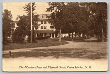 Postcard The Moulton House And Plymouth Street Centre Harbor, N. H. G5 picture