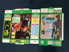 VTG Kellogg’s BATMAN FOREVER Cereal Box Press Proof Val Kilmer RARE UNUSED picture