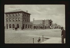 Lethbridge Alberta View showing the west side of 5th Street South- Old Photo picture