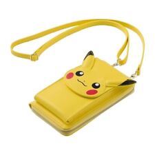 Pokemon accessory × 25NICOLE Smartphone shoulder with wallet function Pikachu picture