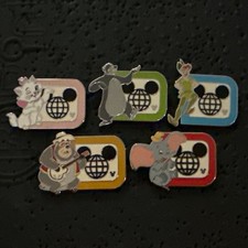 2026 WDW Disney World Wave B Disney Hidden Mickey D Icon Pin Set- NO CHASER picture