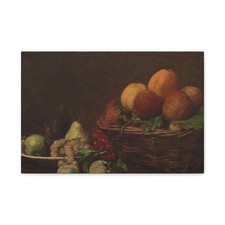 Henri Fantin-Latour - Still Life with Fruit - c. 1880 - Canvas Wall Art picture