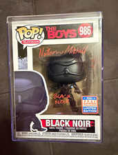Funko Pop Television The Boys #986 Black Noir Autographed JSA CB51081 LE picture