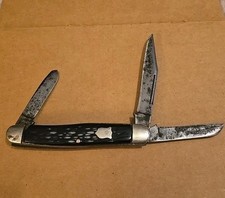 VINTAGE CAMILLUS NY USA 3 BLADE POCKET KNIFE AS IS picture