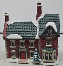 Vtg 1993 Christmas Valley Original Collectors Series Deluxe Porcelain Village picture