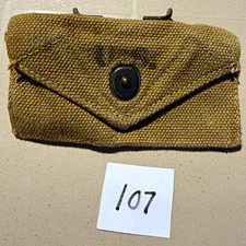 WWII U.S. Army M-1924 First Aid Pouch Cadillac Fabrics 1942 Carlisle picture