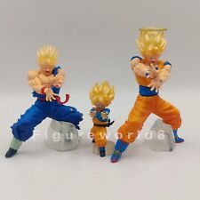 Rare Set of 3 Son Goku Gohan & Goten Kamehameha HG Bandai Dragon Ball Z Figures picture