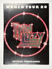 Thin Lizzy Phil Lynott Scott Gorham Program Original Chinatown World Tour 1980 picture