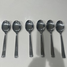Williams-Sonoma MONACO SERVEWARE Flatware Large Serving Spoons Set of  6 picture