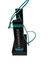 Casamigos Tequila Swinging Bottle Display Stand, Black & Teal picture