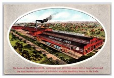 Inter-State Automobile Co Factory Muncie Indiana IN UNP DB Postcard L19 picture