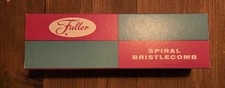 Vintage FULLER LUCITE HAIR BRUSH Spiral Bristlecomb Nylon Bristles - NOS picture