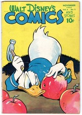 Walt Disney's COMICS & STORIES #62 Donald Duck by Carl Barks  1945  VERY GOOD+ picture