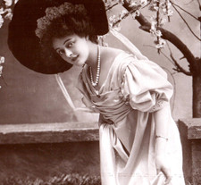 Pretty Girl Real Photo Postcard Actress RPPC  picture