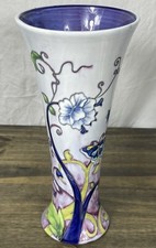 Beautiful Benaya Vase Butterfly And Flowers,  Leo 08 picture