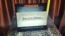 Vintage Toshiba TheaterWide Sign 