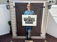 Vintage 1970’s GM Mr Goodwrench Sign 6” Metal Dealer Sign - RARE - picture