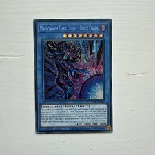 YUGIOH MAGICIAN OF DARK CHAOS - BLACK CHAOS SECRET RARE CORI-EN027 picture