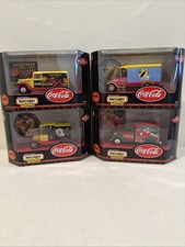 Coca Cola Matchbox Collectibles Special Holiday Vehicles Lot Of 4 picture