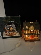 Vtg 1994 Dickens Keepsake Porcelain Lighted House O'Well Christmas Village picture